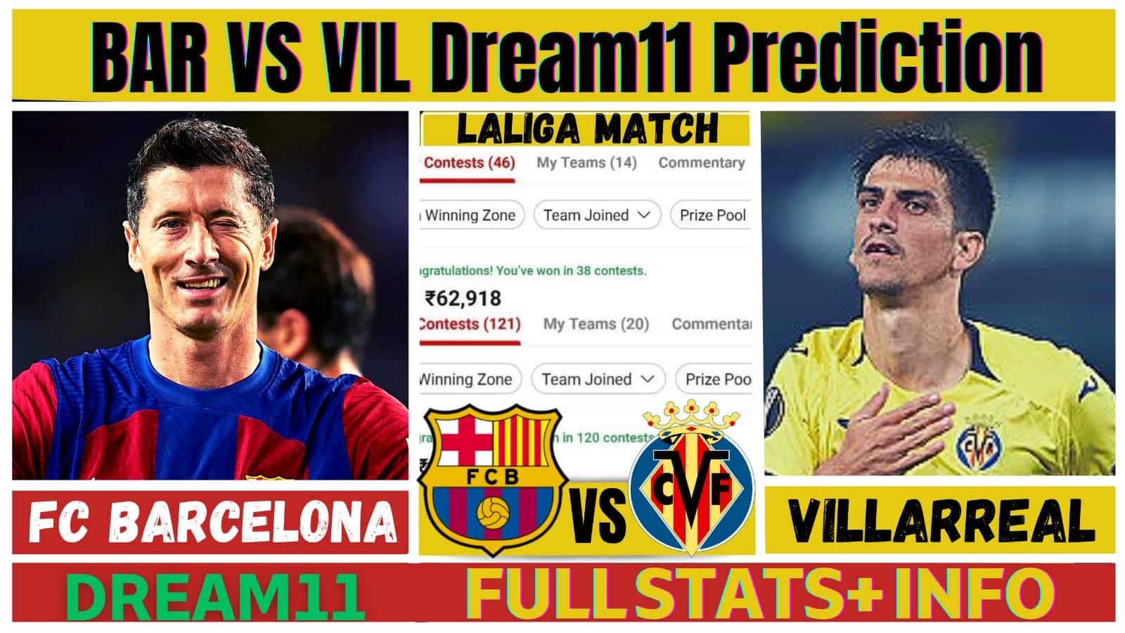BAR VS VIL Dream11 Team prediction