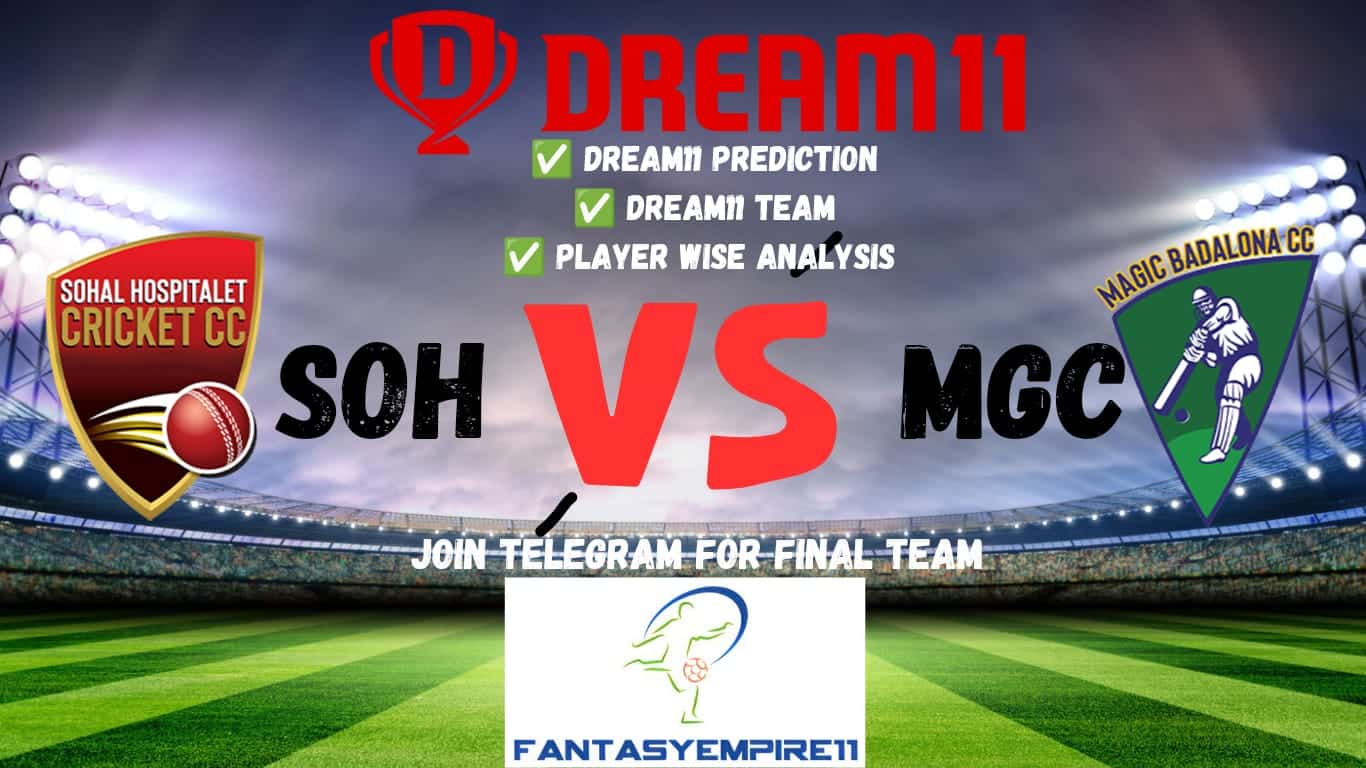 SOH VS MGC Dream11 Team Prediction Today| Pitch Report| Playing11