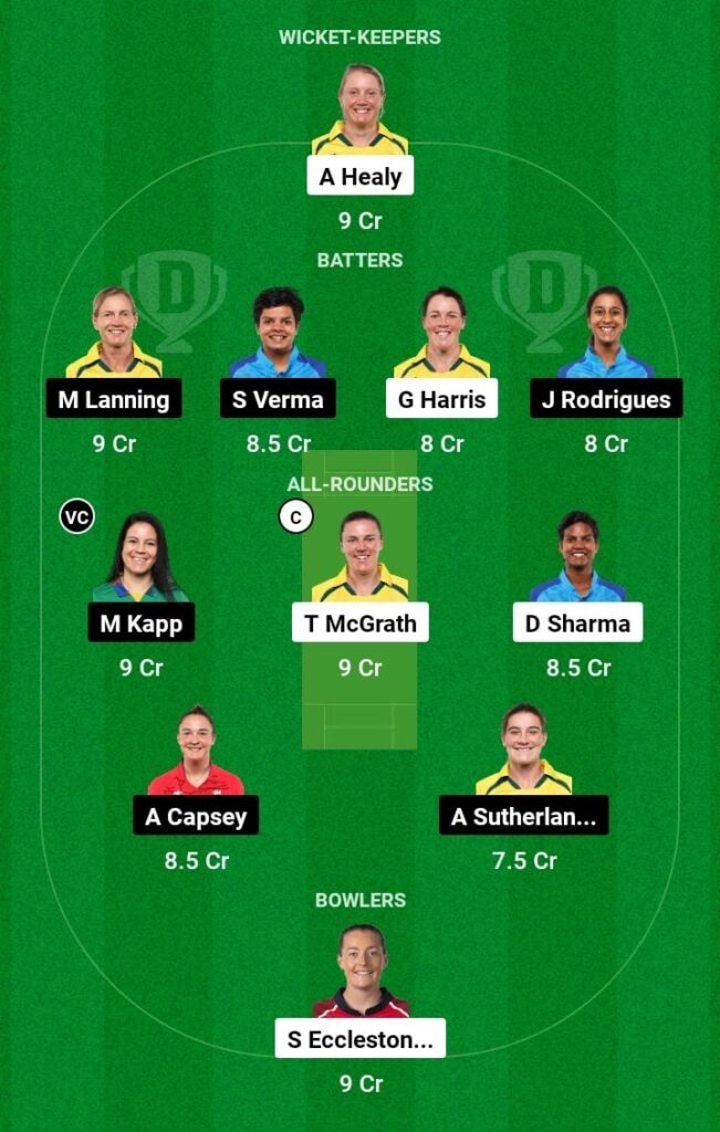 UP-W VS DEL-W Dream11 Team Prediction Today| Pitch Report| Playing11